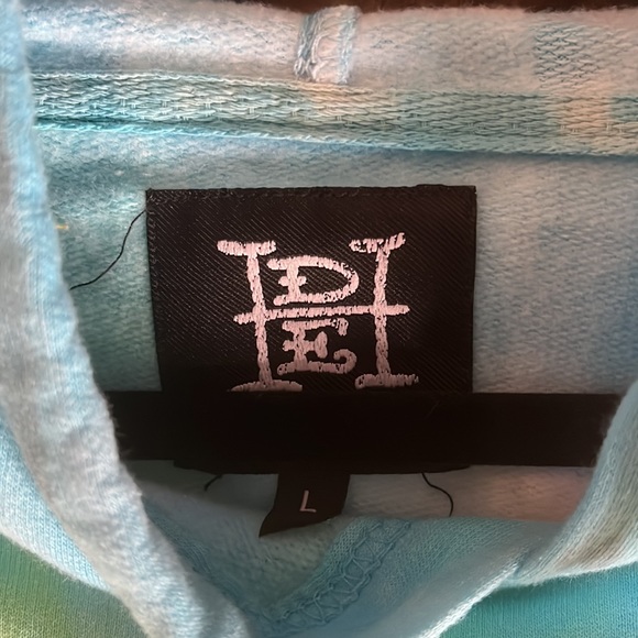 Vibrant tie dye Ed Hardy hoodie - new no tags. Never worn - Picture 4 of 5